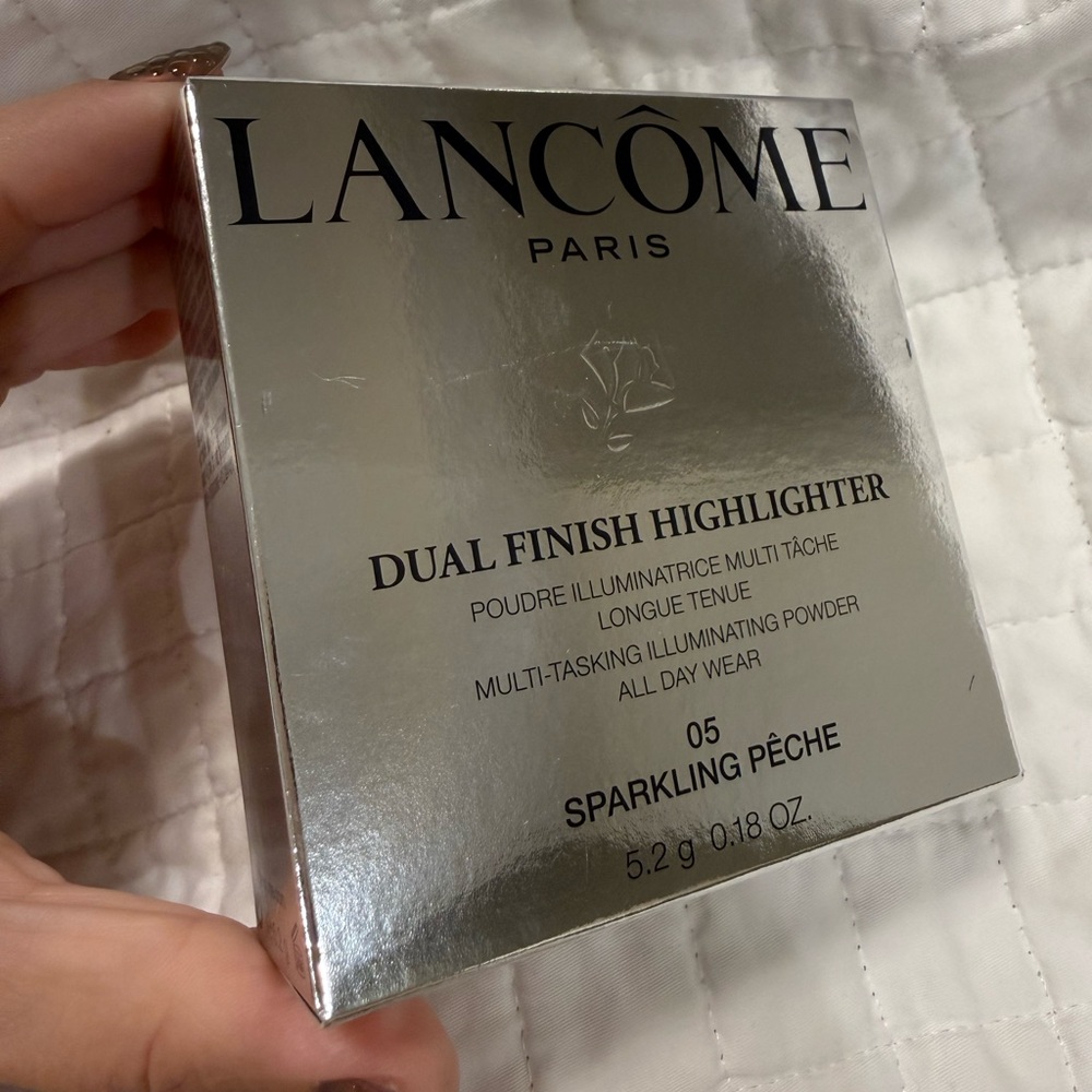 Lancôme Dual Finish Highlighter in Sparkling Pêche